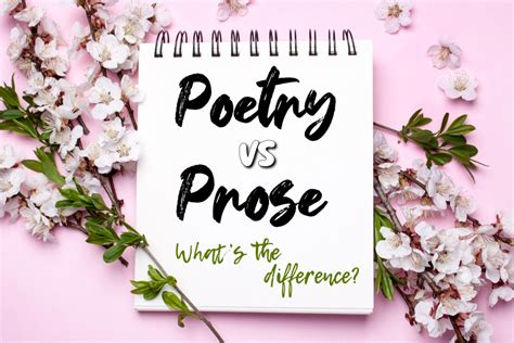 How is Poetry Different from Prose? An Insightful Exploration