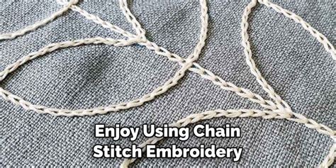 how to do chain stitch embroidery and why it's crucial for sustainable fashion