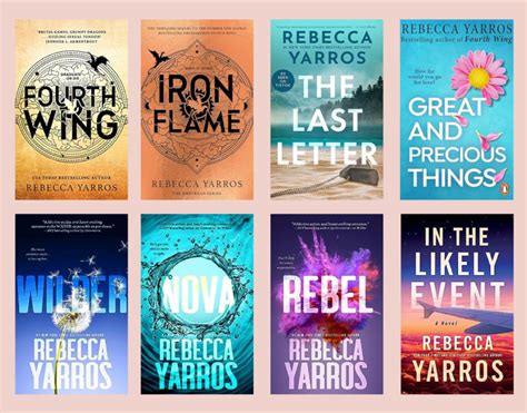 in what order should i read rebecca yarros books? why not explore the unique narrative techniques employed in each book?